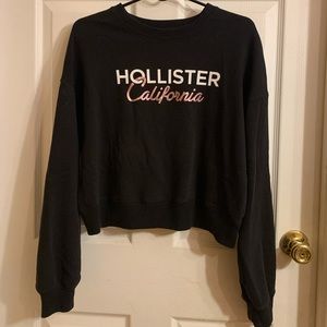 Hollister cropped sweatshirt